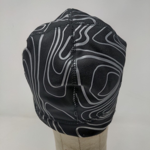 Nathan Men's Beanie Hat Black Size OS Polymer Spandex Blend Geometric - Picture 6 of 8